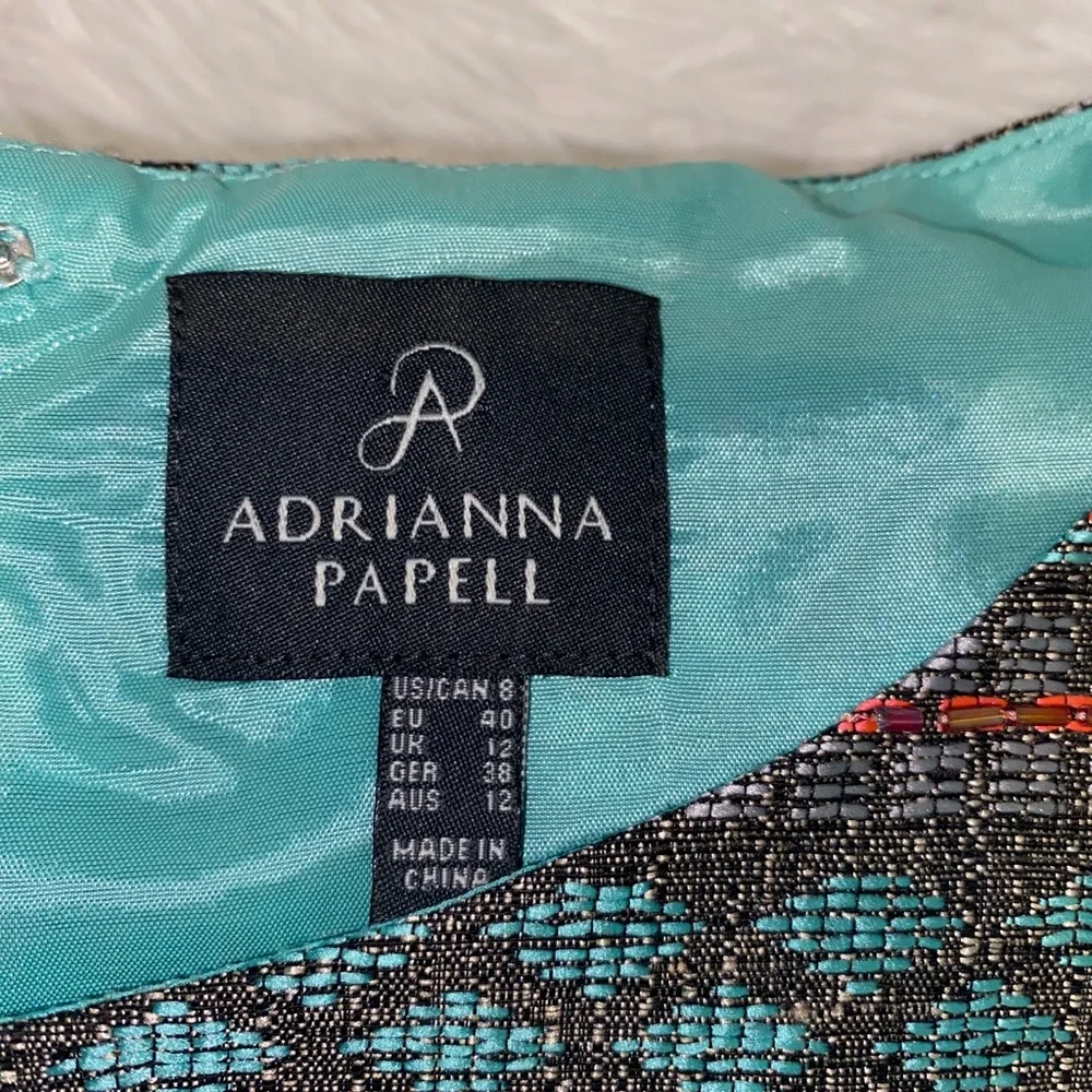 Adrianna Papell Beautiful Dress Excellent Condition